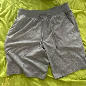 lululemon athletica Men's Heather Gray Athletic Shorts